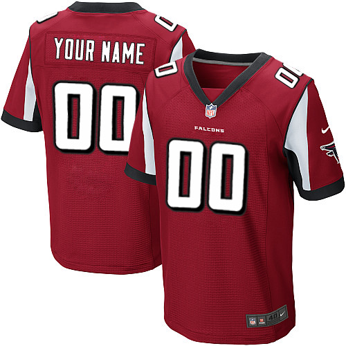 Nike Atlanta Falcons Customized Red Stitched Elite Men's NFL Jersey